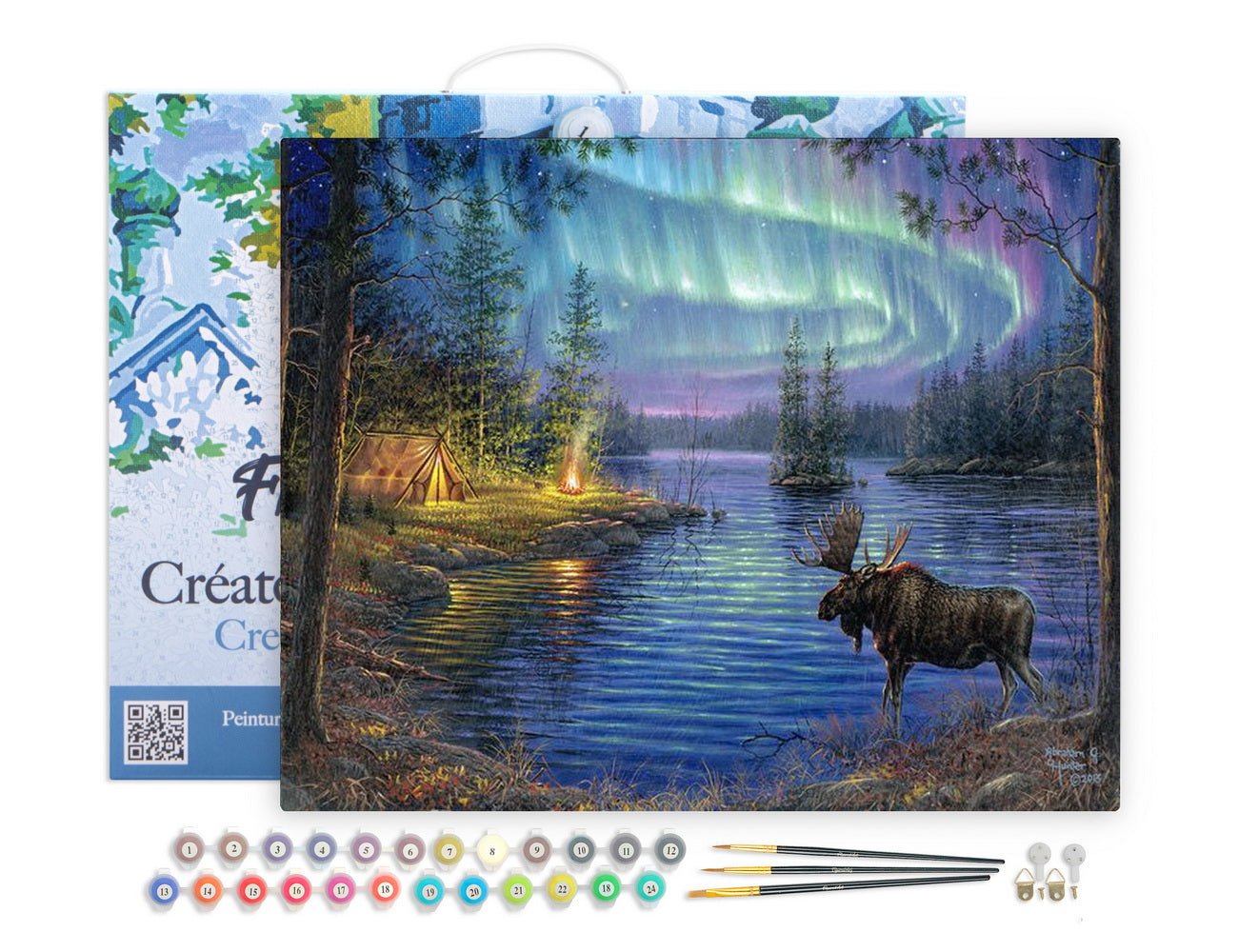 Figured'Art Malen Nach Zahlen 40x50 Elch - Kidis Art