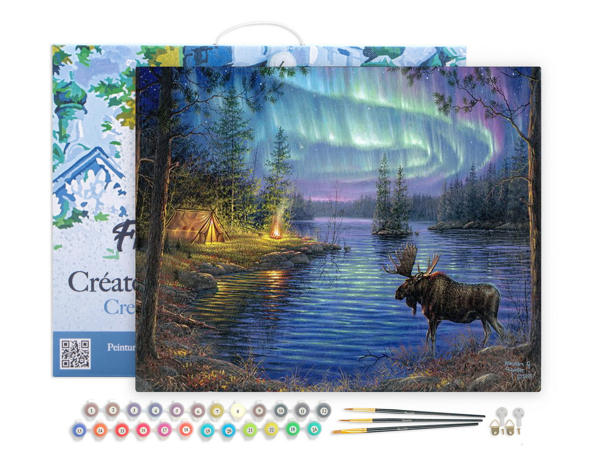 Figured'Art Malen Nach Zahlen 40x50 Elch - Kidis Art