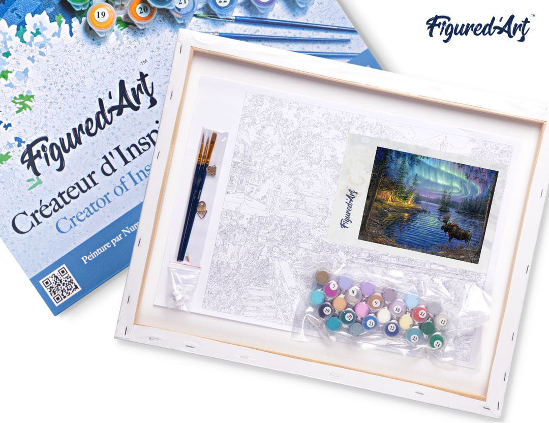 Figured'Art Malen Nach Zahlen 40x50 Elch - Kidis Art