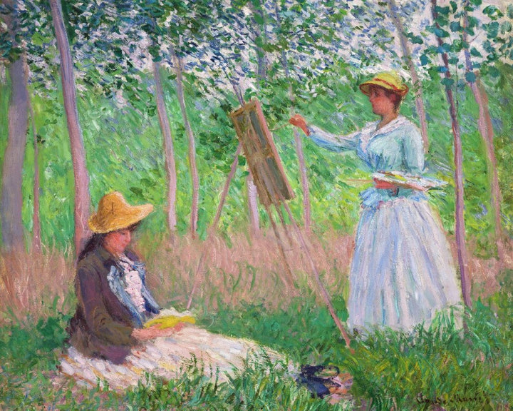 Kreuzstich 32x40cm – Im Wald in Giverny – Monet
