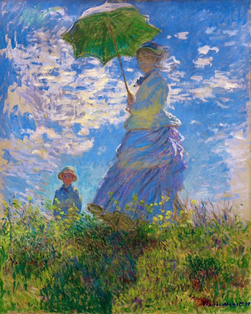 Kreuzstich 32x40cm – Der Spaziergang – Monet