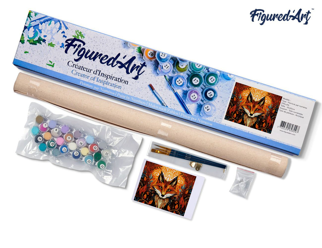 Malen nach Zahlen 40x50cm ohne Keilrahmen Figured’Art Sportposter Volleyball