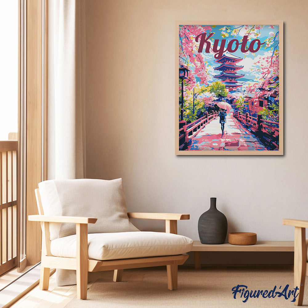 Malen nach Zahlen 40x50cm ohne Keilrahmen Figured’Art Frau im Afrikanischen Turban - Kidis Art