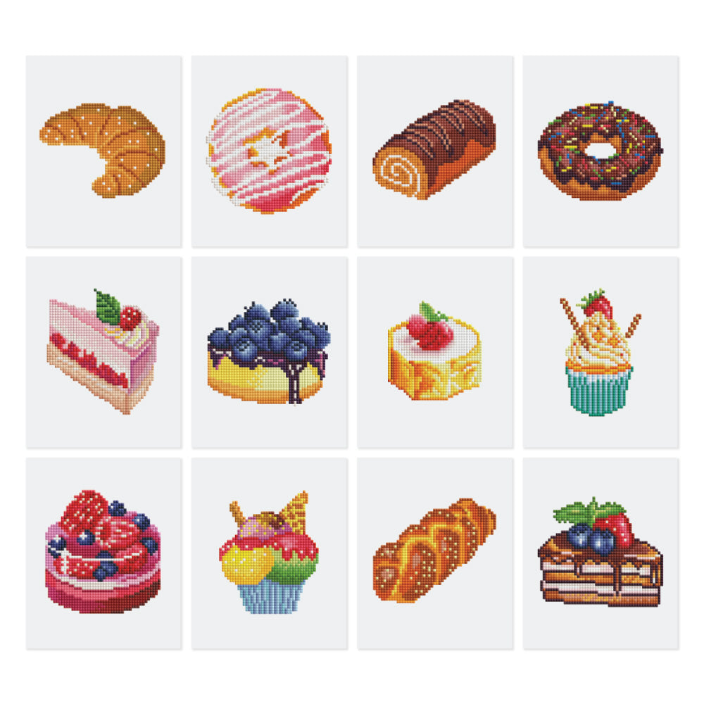 Mini-Serie Diamond Painting – Kuchen - Kidis Art