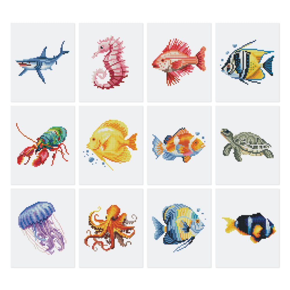 Mini-Serie Diamond Painting – Fische - Kidis Art