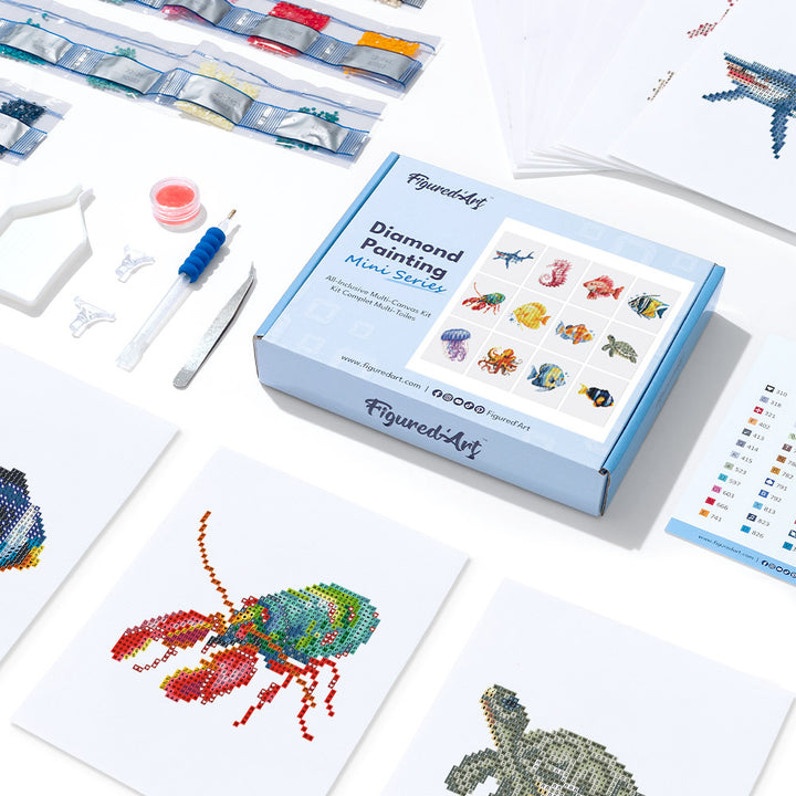 Mini-Serie Diamond Painting – Fische - Kidis Art