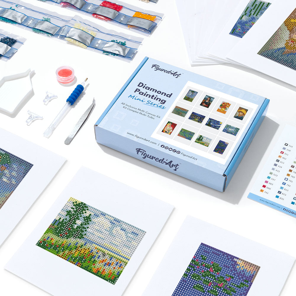 Mini-Serie Diamond Painting Berühmte Gemälde - Kidis Art