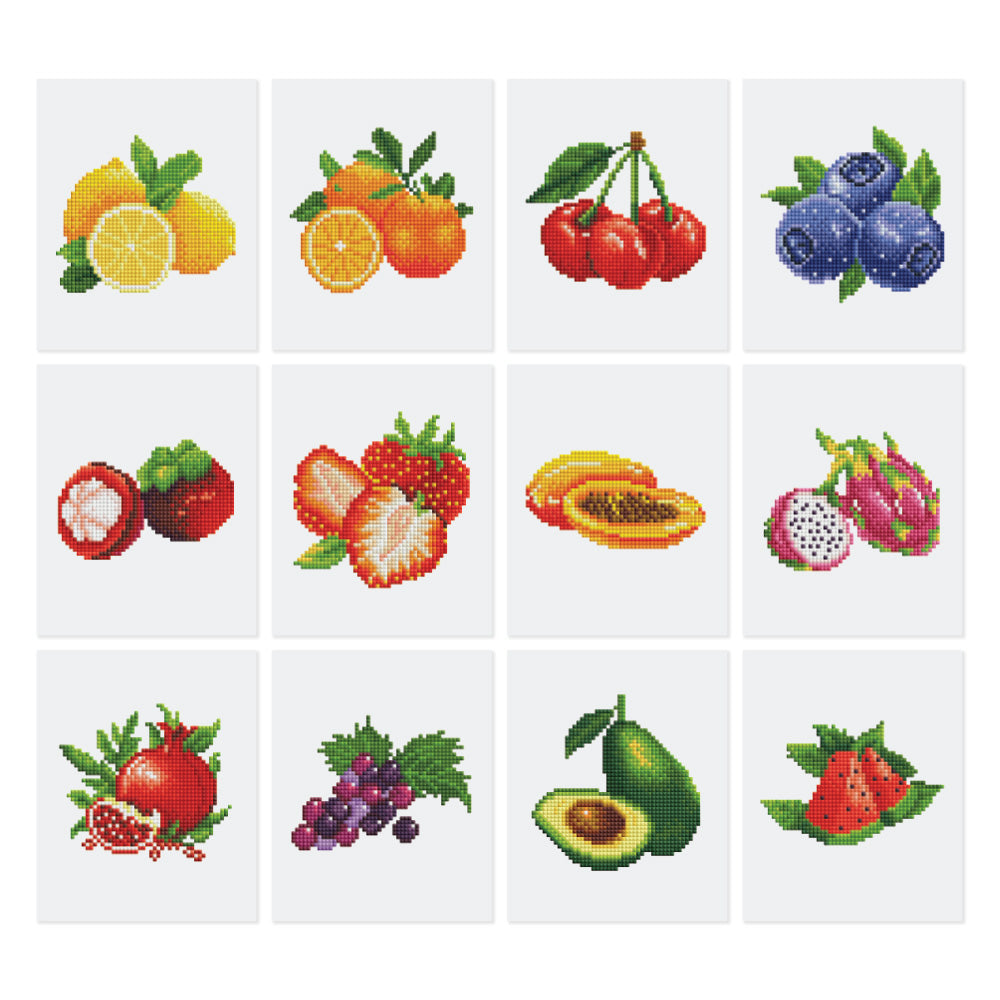 Mini-Serie Diamond Painting Früchte - Kidis Art