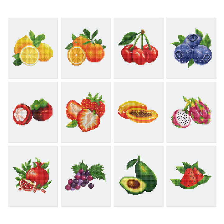 Mini-Serie Diamond Painting Früchte - Kidis Art