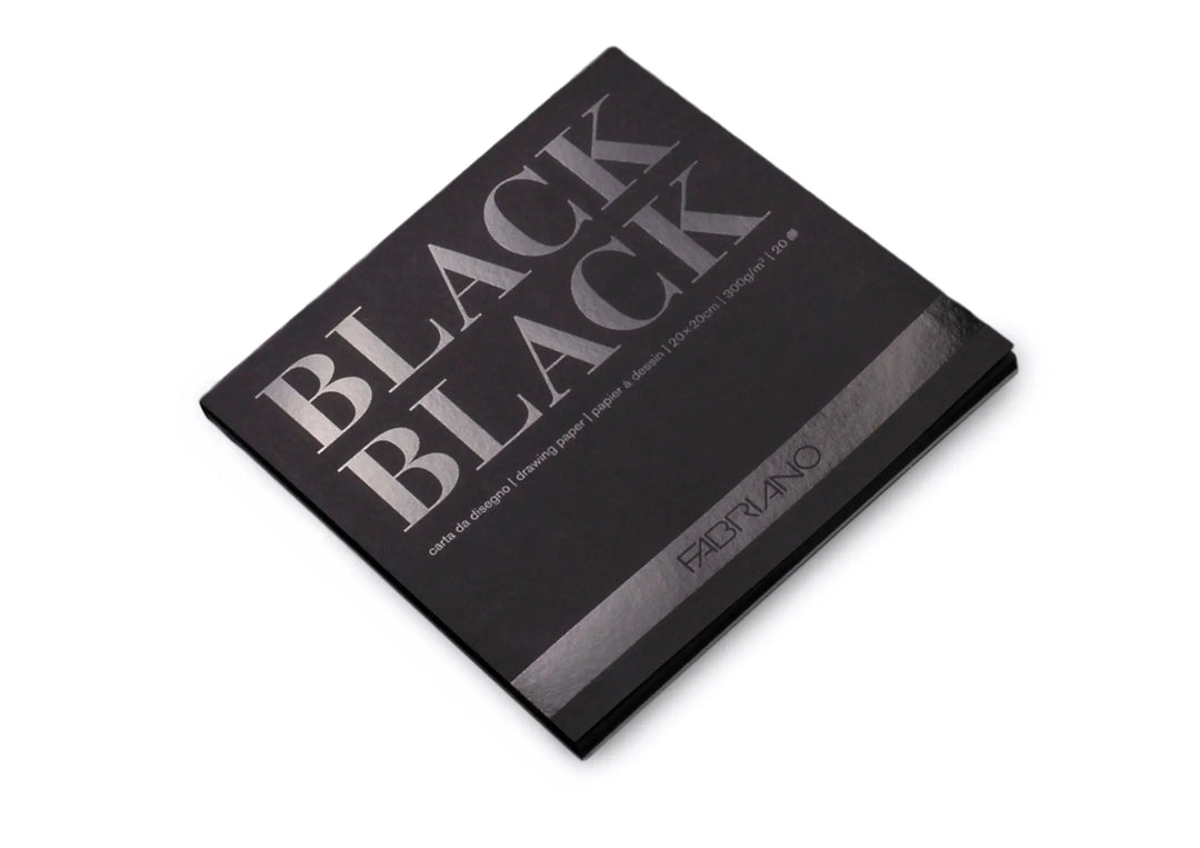 Fabriano Black Black Block - 20 x 20 cm - 300g - 20 Blatt