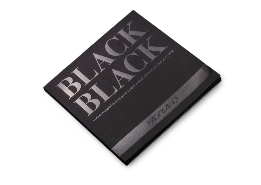 Fabriano Black Black Block - 20 x 20 cm - 300g - 20 Blatt
