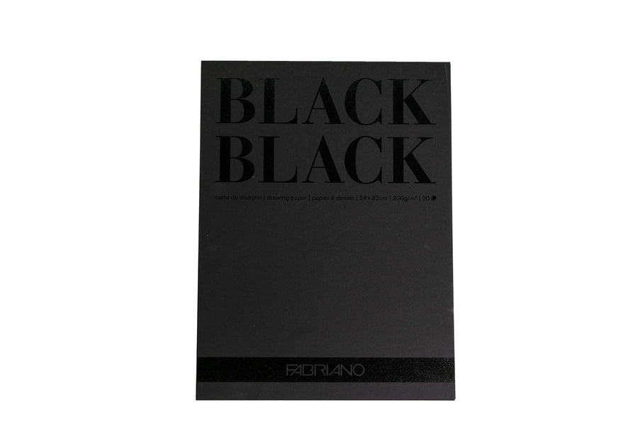 Fabriano Black Black Block - 24 x 32 cm - 20 Blatt
