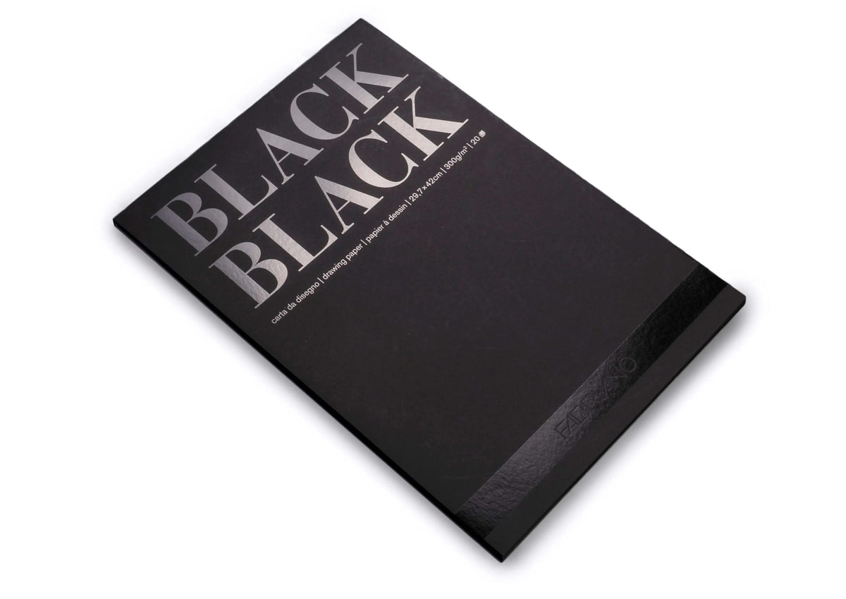 Fabriano Black Black Block - A3 - 300g - 20 Blatt - Kidis Art