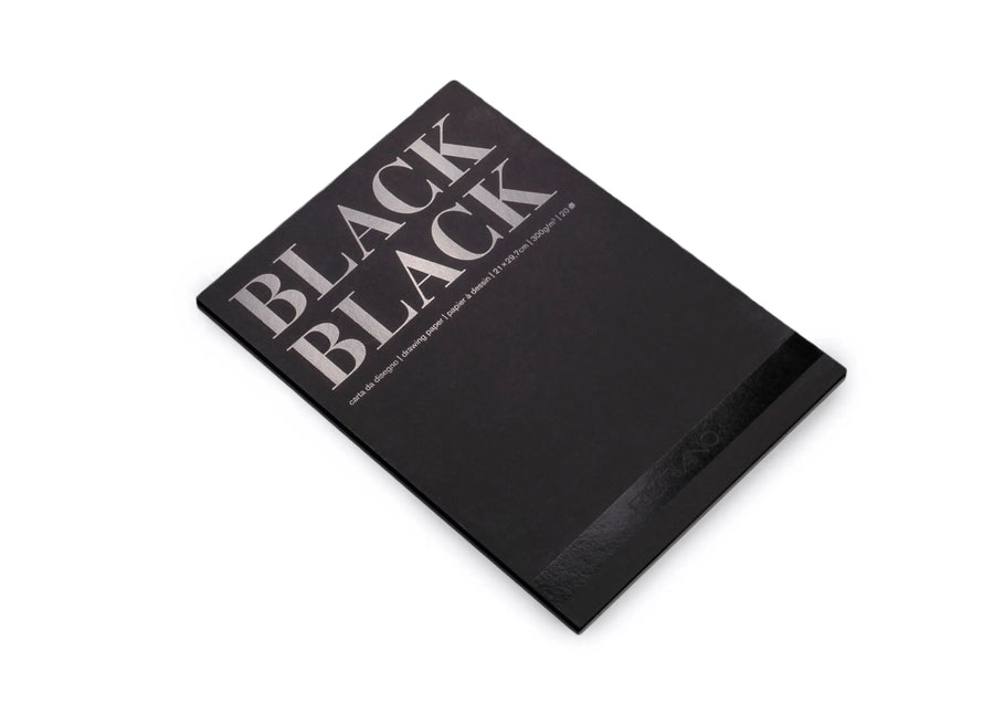 Fabriano Black Black Block - A4 - 300g - 20 Blatt