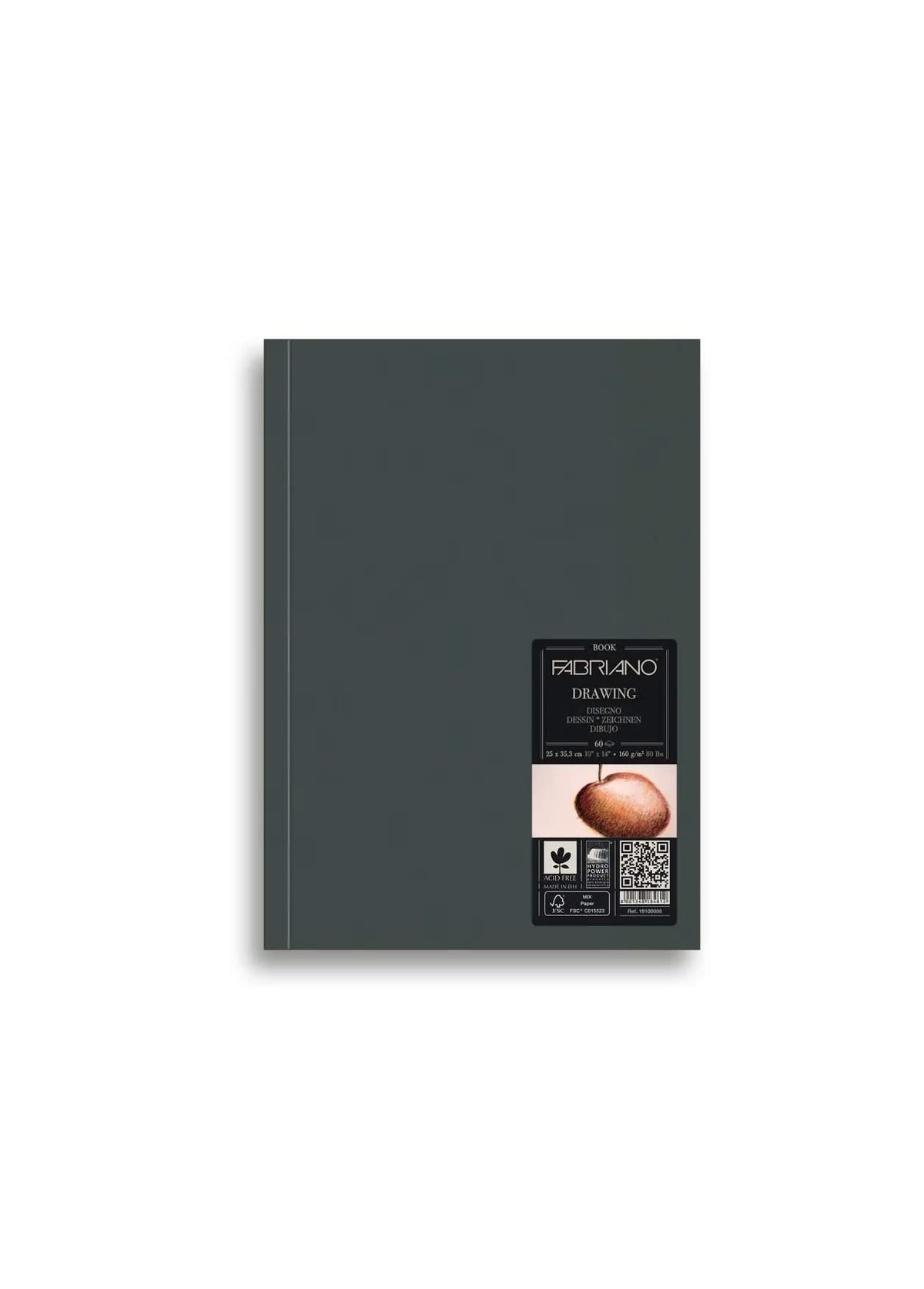 Fabriano Drawing Book - 25 x 35.3 cm - 160g - 60 Blatt - portrait - Kidis Art