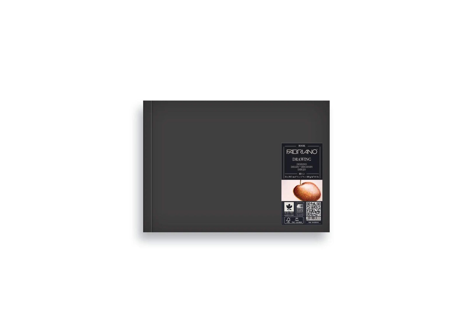 Fabriano Drawing Book - A4 - 160g - 60 Blatt - landscape - Kidis Art