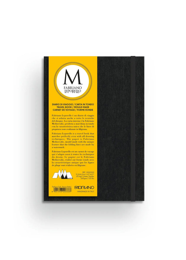 Fabriano Leporello Buch - 11.5 x 16.5 cm - 260g - 20 Blatt