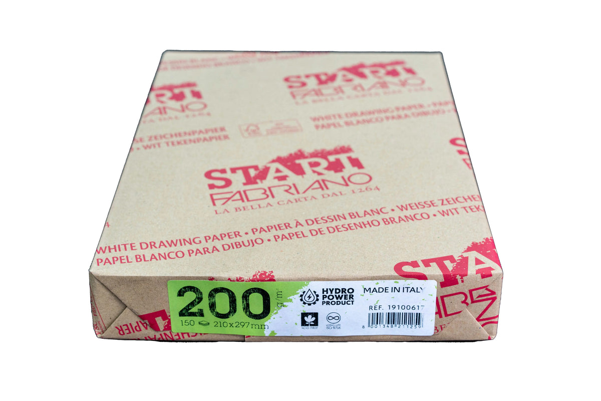 Fabriano Start Bogen - A4 - 200g - Multpack à 150 Blatt - Kidis Art