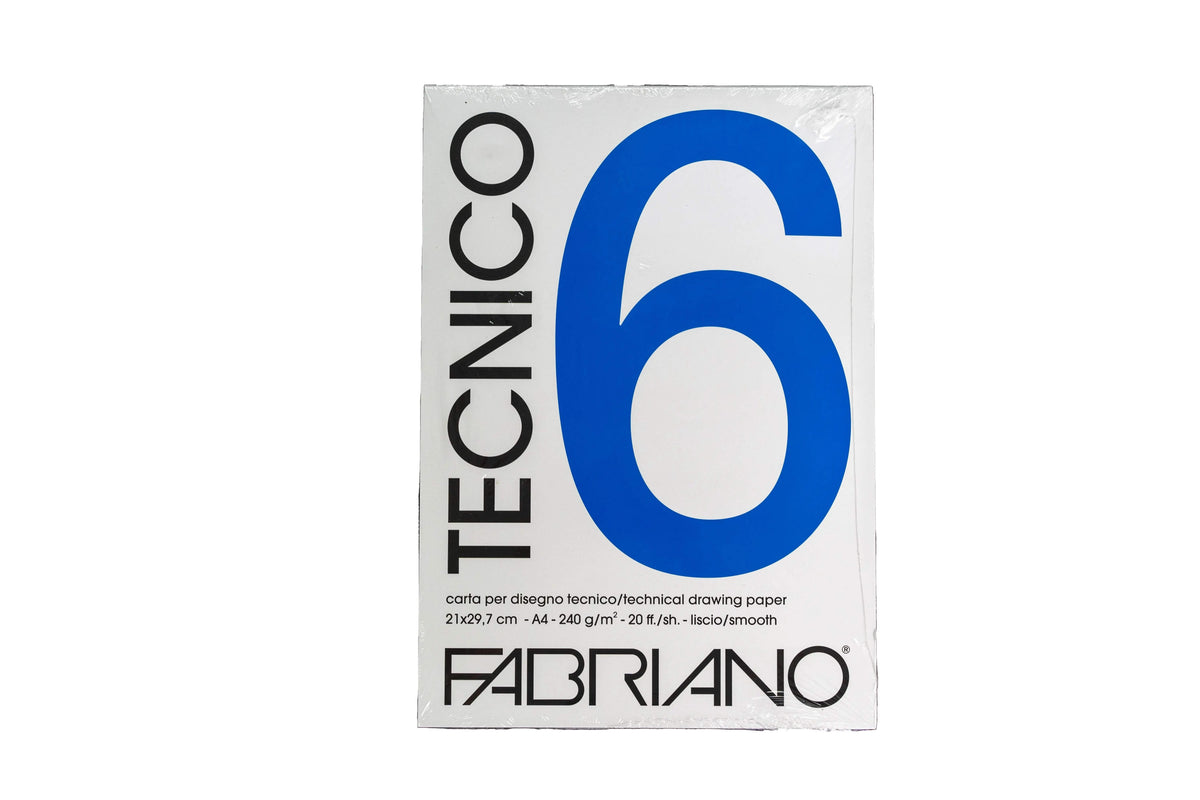 Fabriano Tecnico 6 Block - 50 x 70 cm - 240g - 20 Blatt - Kidis Art