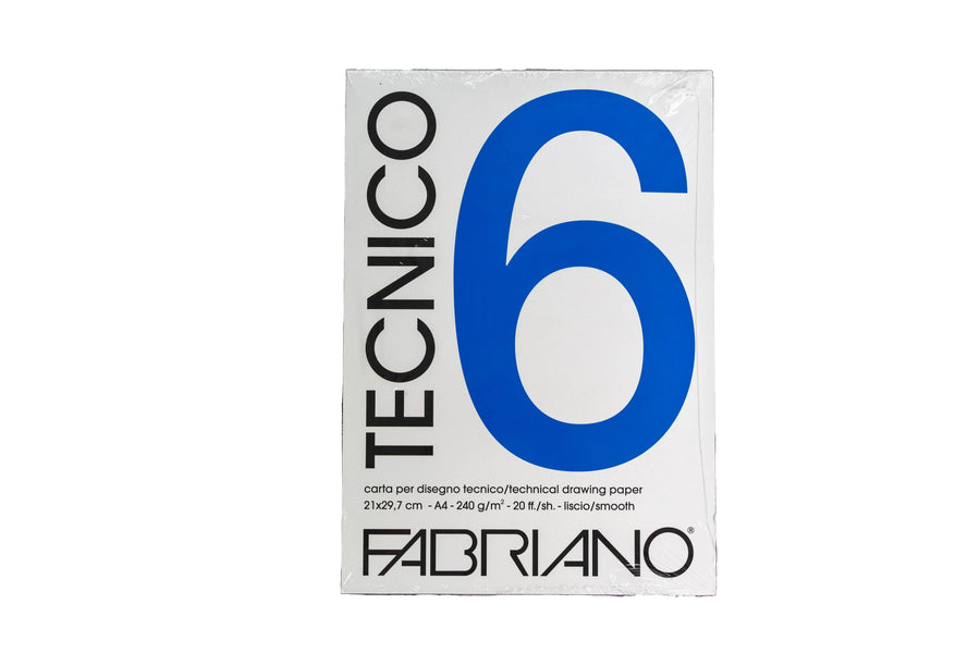 Fabriano Tecnico 6 Block - 50 x 70 cm - 240g - 20 Blatt