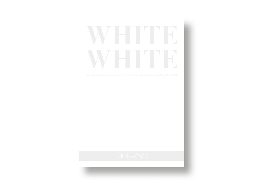 Fabriano White White Block - A3 - 300g - 20 Blatt