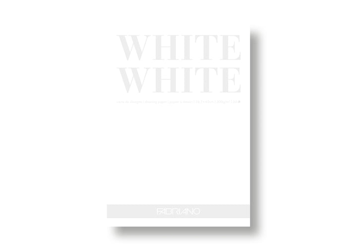 Fabriano White White Block - A3 - 300g - 20 Blatt