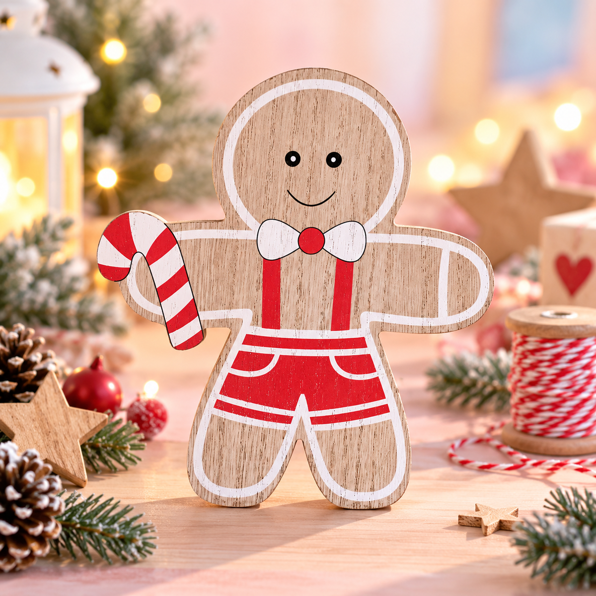 Lebkuchenfigur aus MDF 18 × 16 × 2 cm