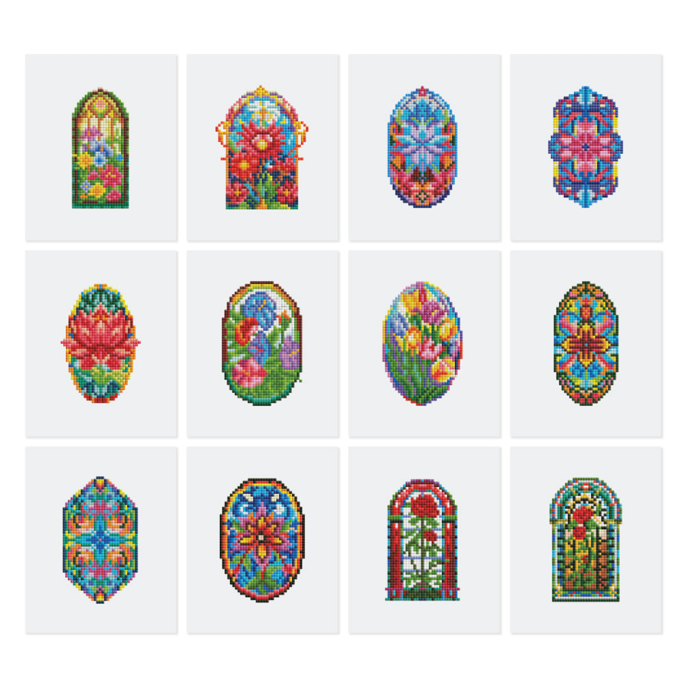 Mini-Serie Diamond Painting – Glasmalerei - Kidis Art