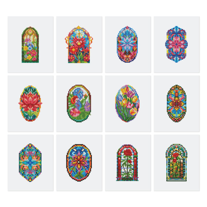 Mini-Serie Diamond Painting – Glasmalerei - Kidis Art