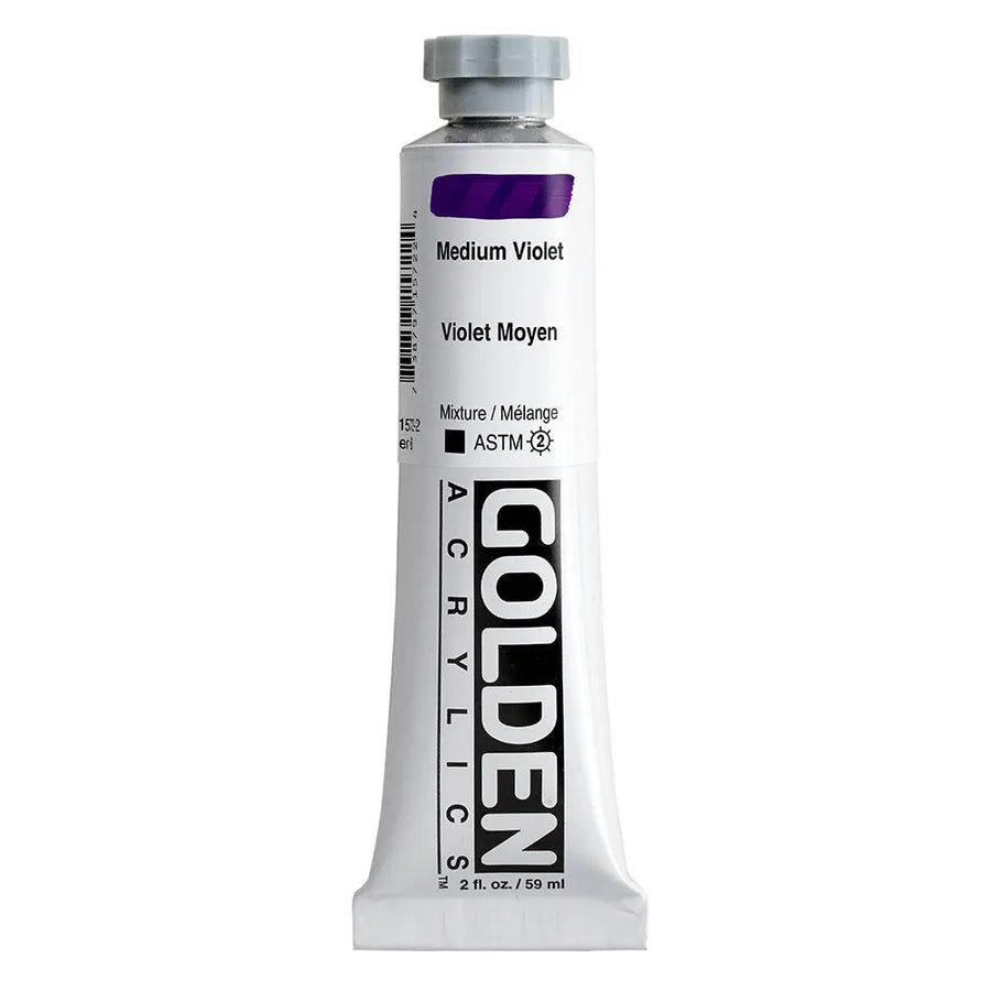 Golden Heavy Body Acrylfarbe Mittel Violett 59 ml