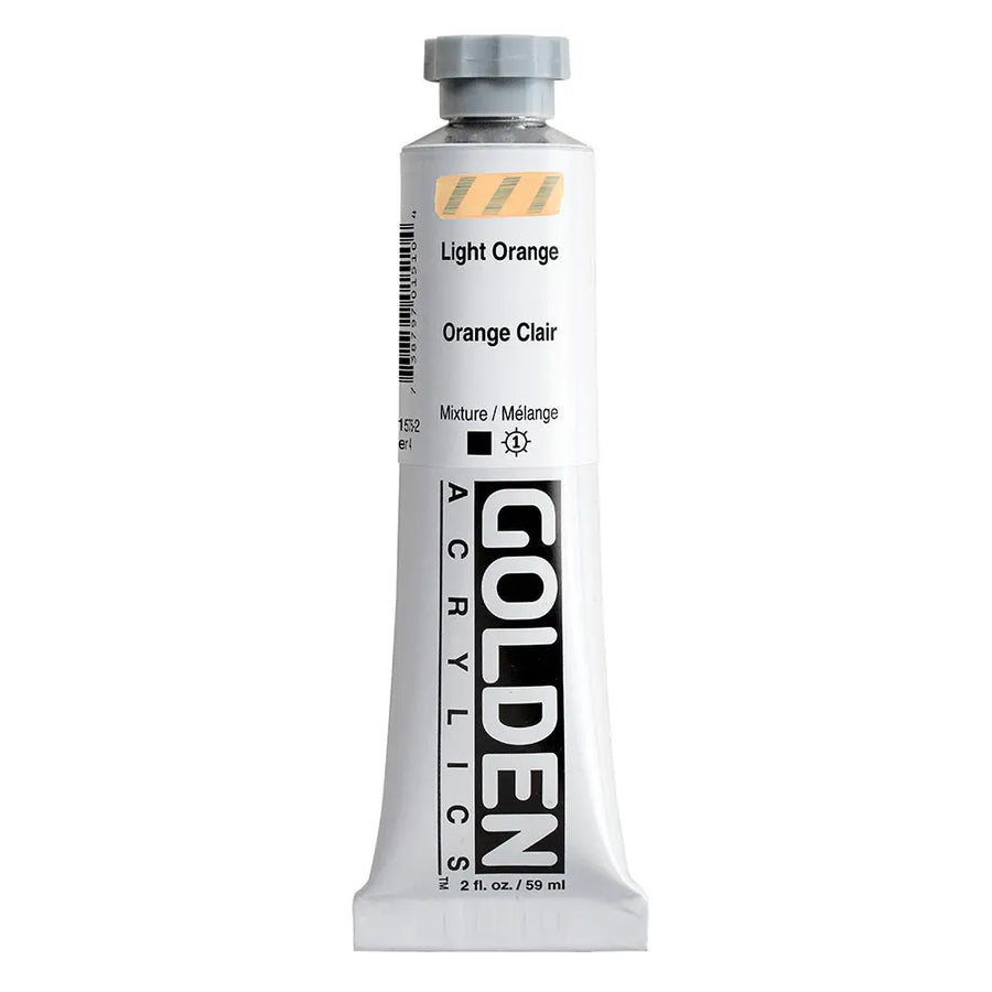 Golden Heavy Body Acrylfarbe Orange Hell 59 ml