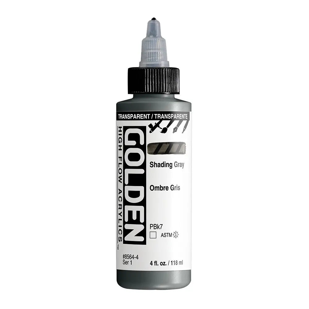 Golden High Flow Acrylfarbe Transparentes Grau 118 ml