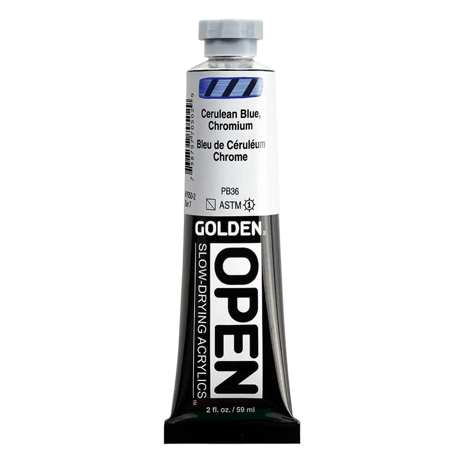 Golden OPEN Acrylfarbe Colinblau, Chrom 59 ml