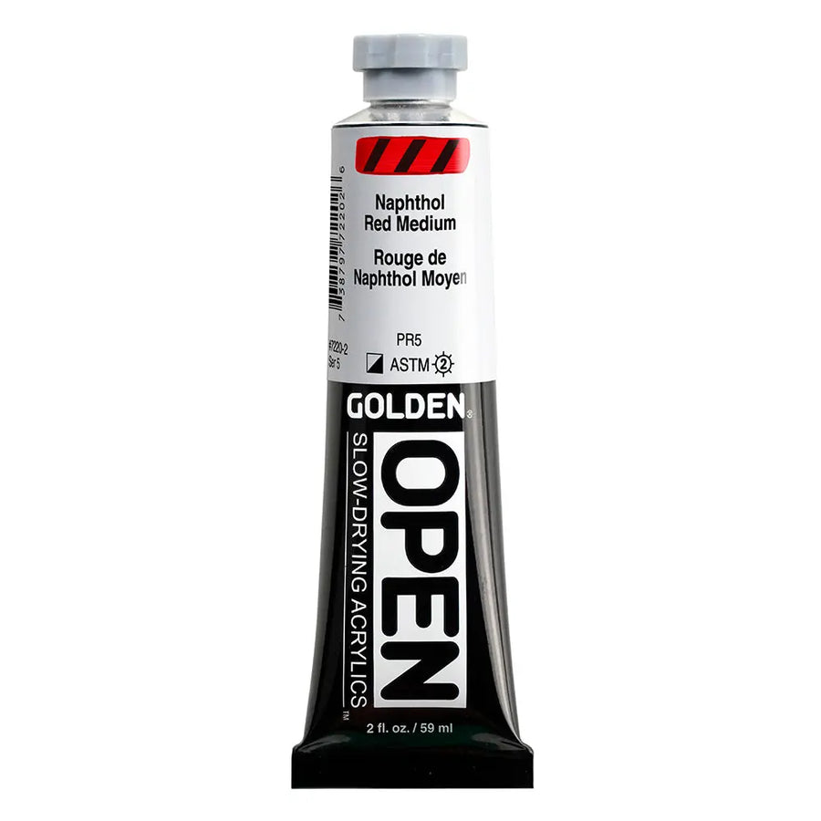 Golden OPEN Acrylfarbe Naphtholrot Mittel 59 ml