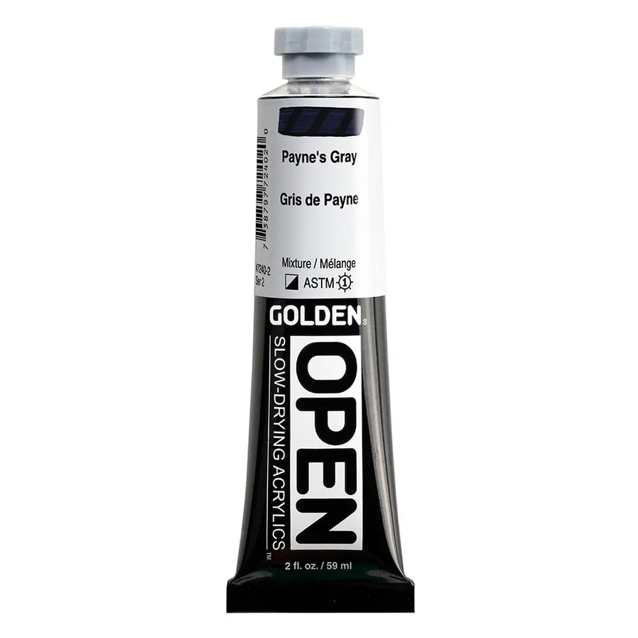 Golden OPEN Acrylfarbe Paynesgrau 59 ml