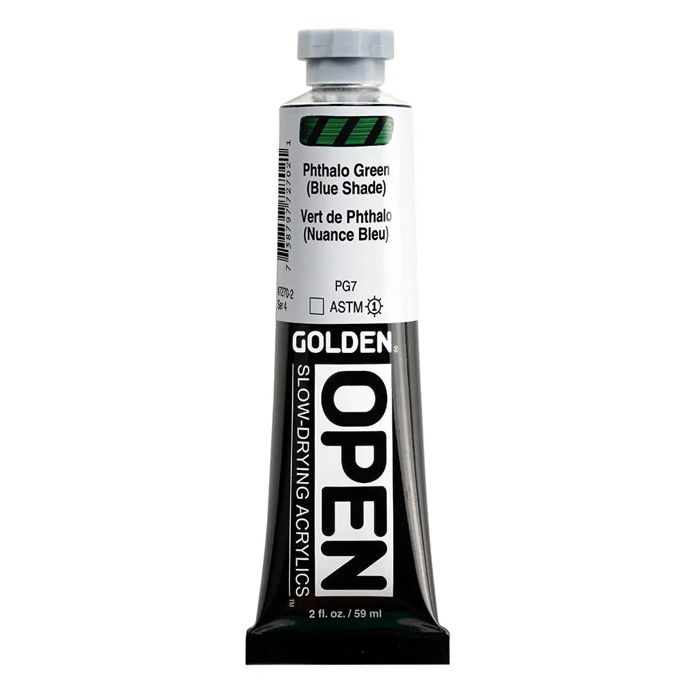 Golden OPEN Acrylfarbe Phthalogrun (Blauton) 59 ml