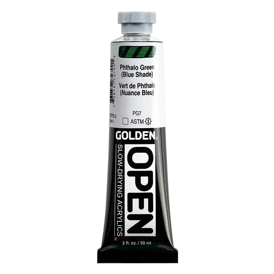 Golden OPEN Acrylfarbe Phthalogrun (Blauton) 59 ml