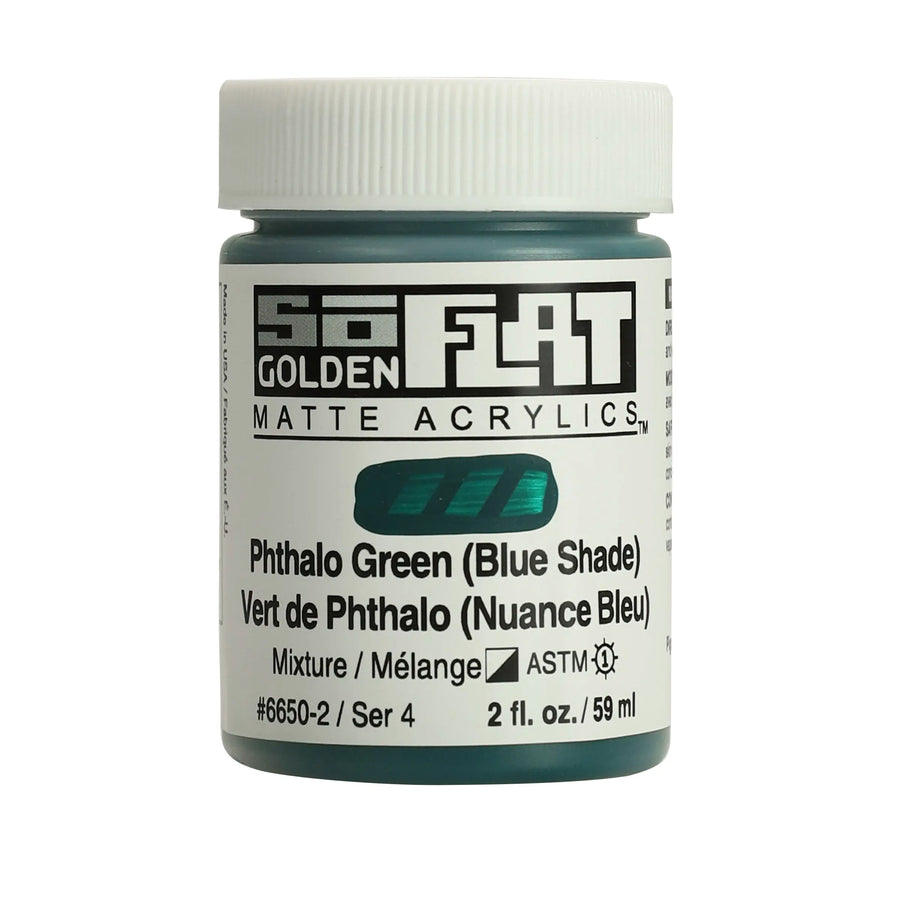 Golden SoFlat Acrylfarbe Phthalogrün (Blauton) 59 ml