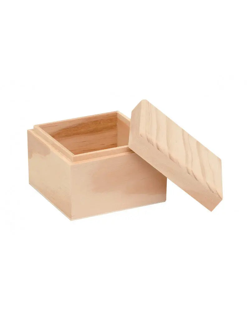 Holzbox quadrt. 9x9x7cm, FSC Glorex