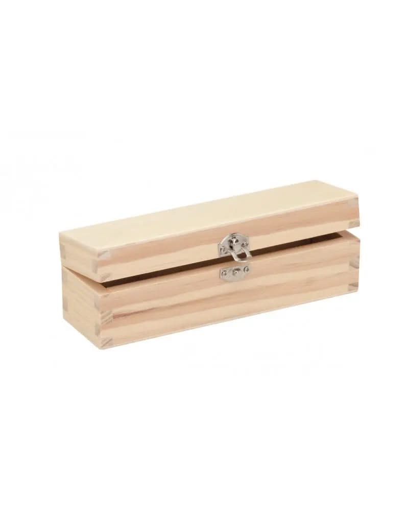 Holzbox rechteckig 17x5x5,5cm - Kidis Art