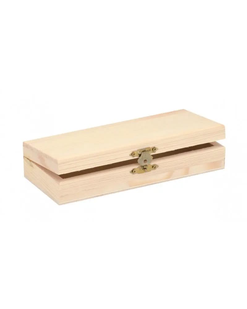 Holzbox rechteckig 20x10x5cm - Kidis Art
