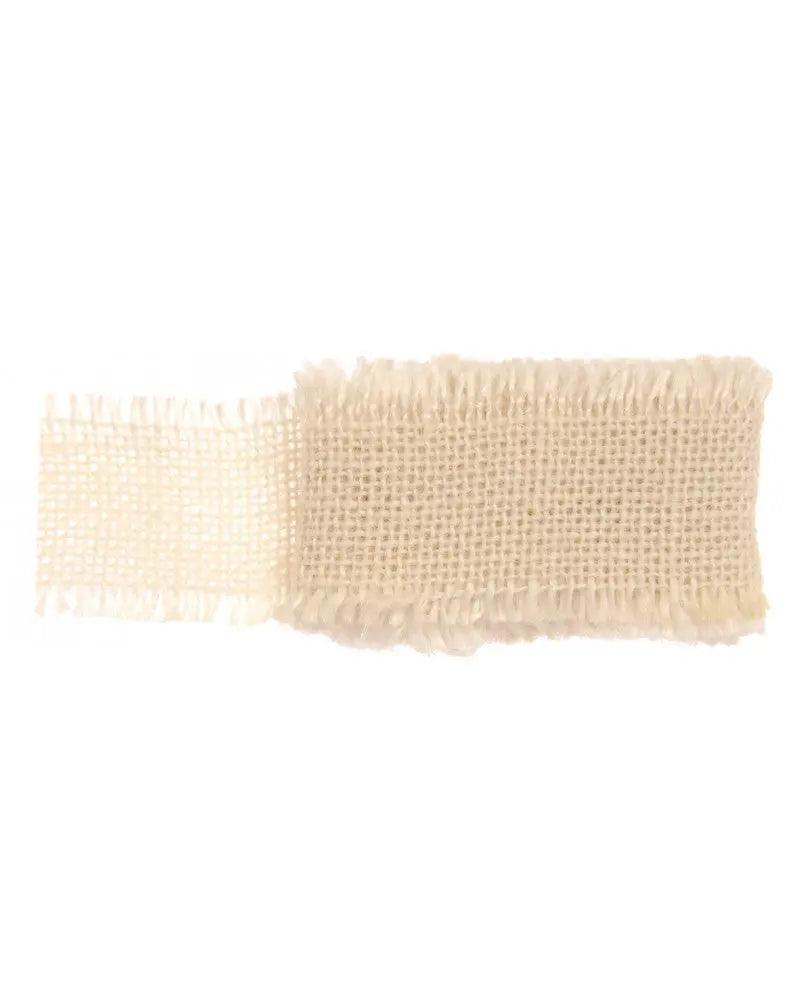 Juteband creme 40mm 1m