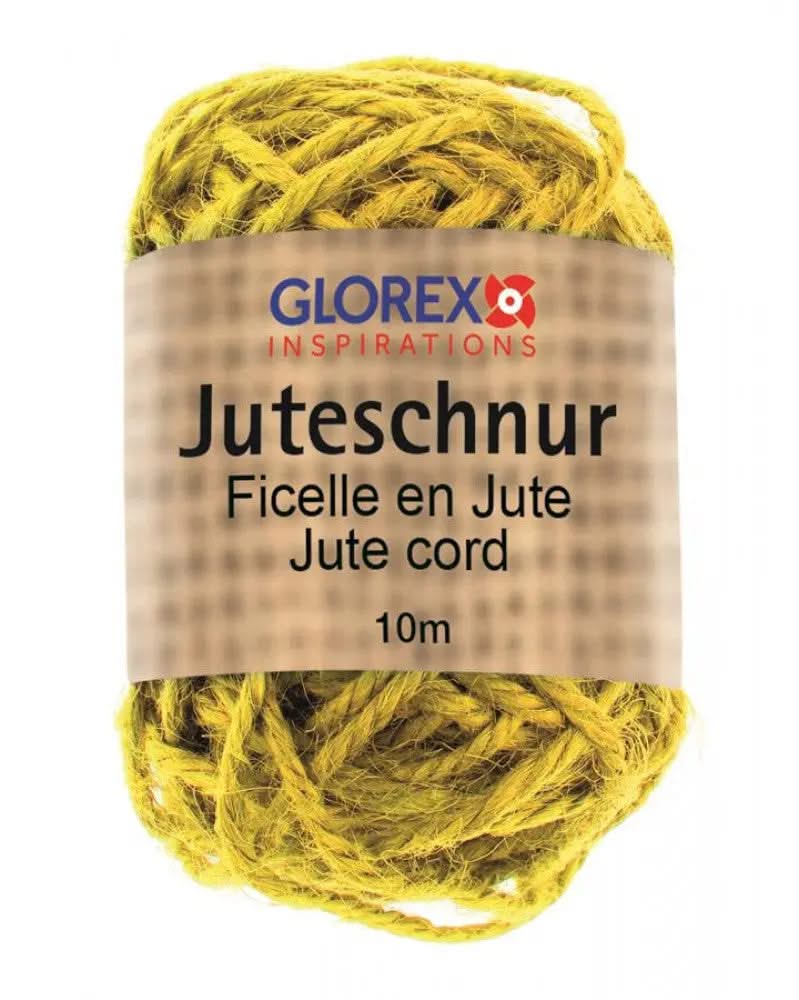 Juteschnur 10m gelb - Kidis Art