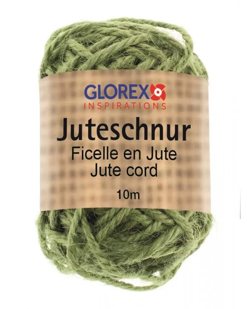 Juteschnur 10m hellgrün - Kidis Art