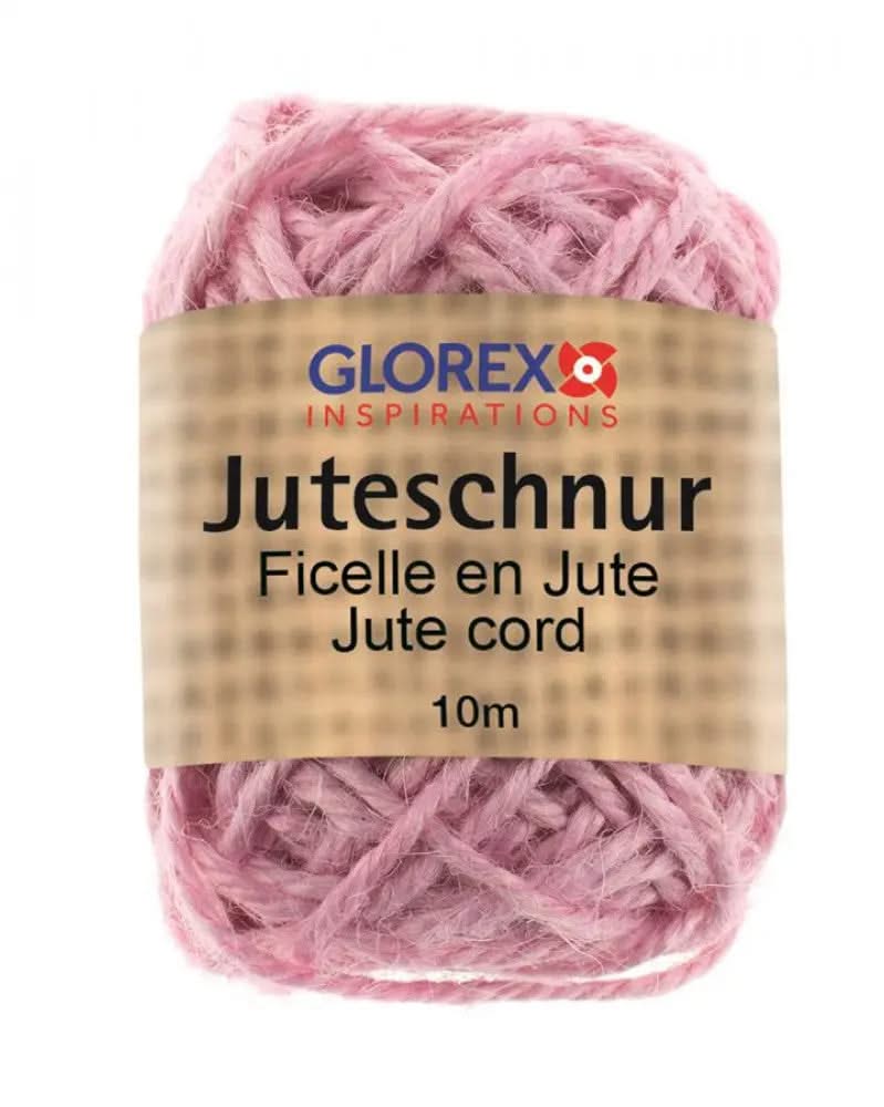Juteschnur 10m pink - Kidis Art