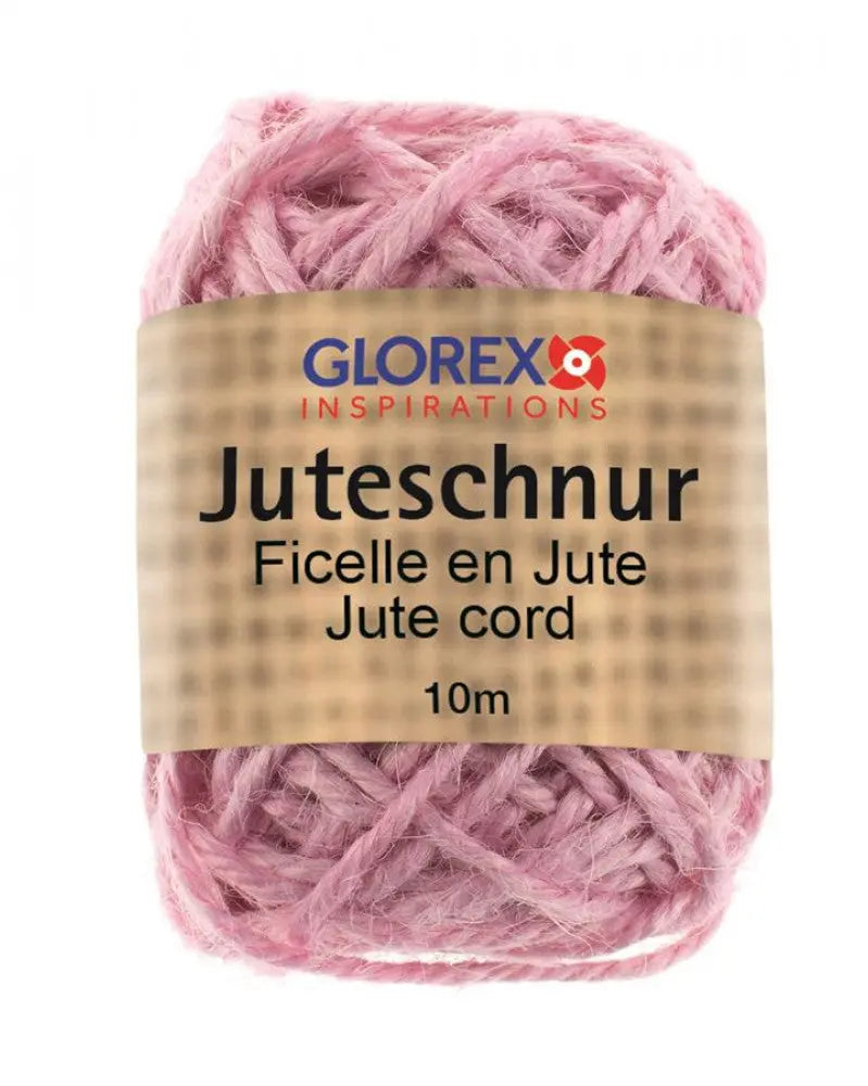 Juteschnur 10m pink