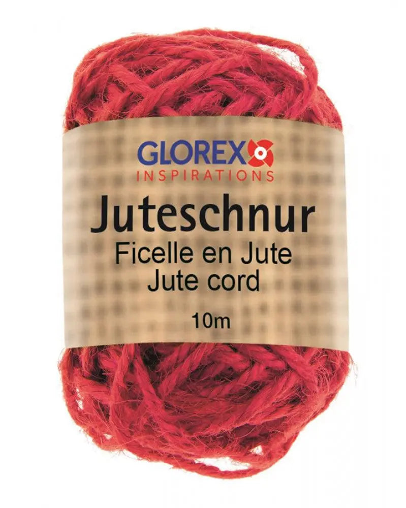 Juteschnur 10m rot