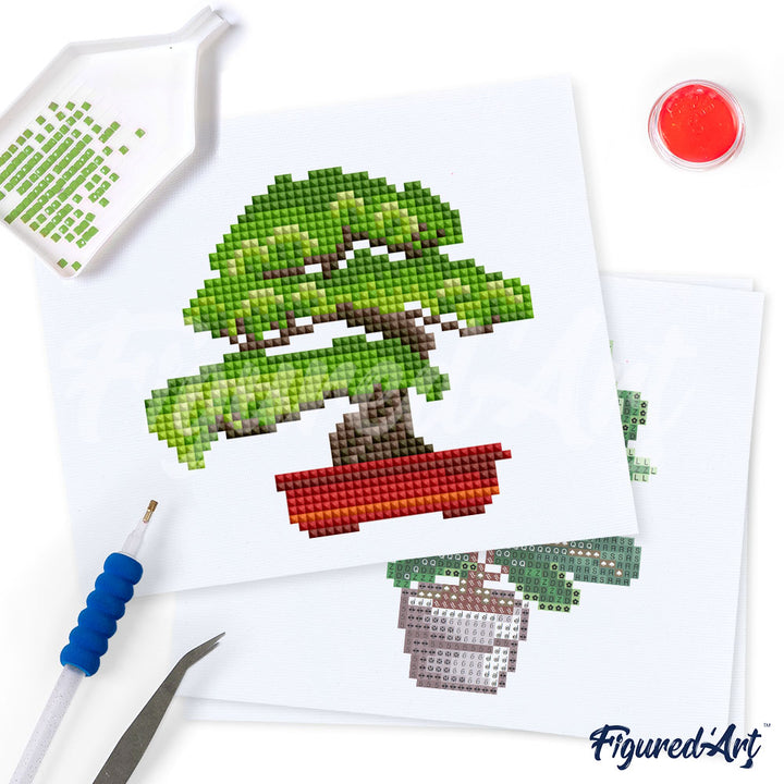 Mini-Serie Diamond Painting – Pflanzen 2 - Kidis Art