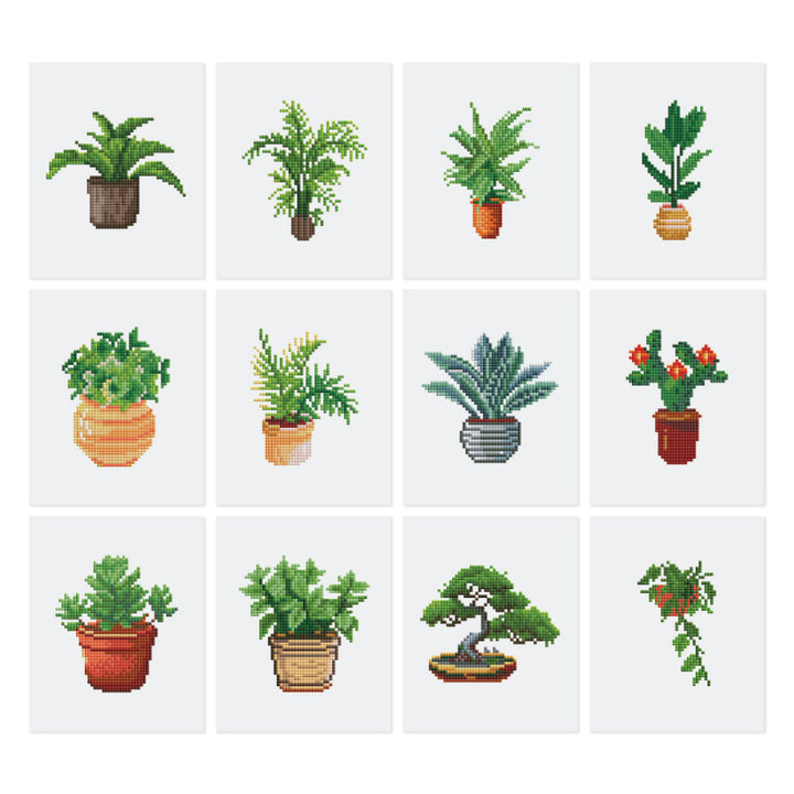 Mini-Serie Diamond Painting – Pflanzen 3 - Kidis Art