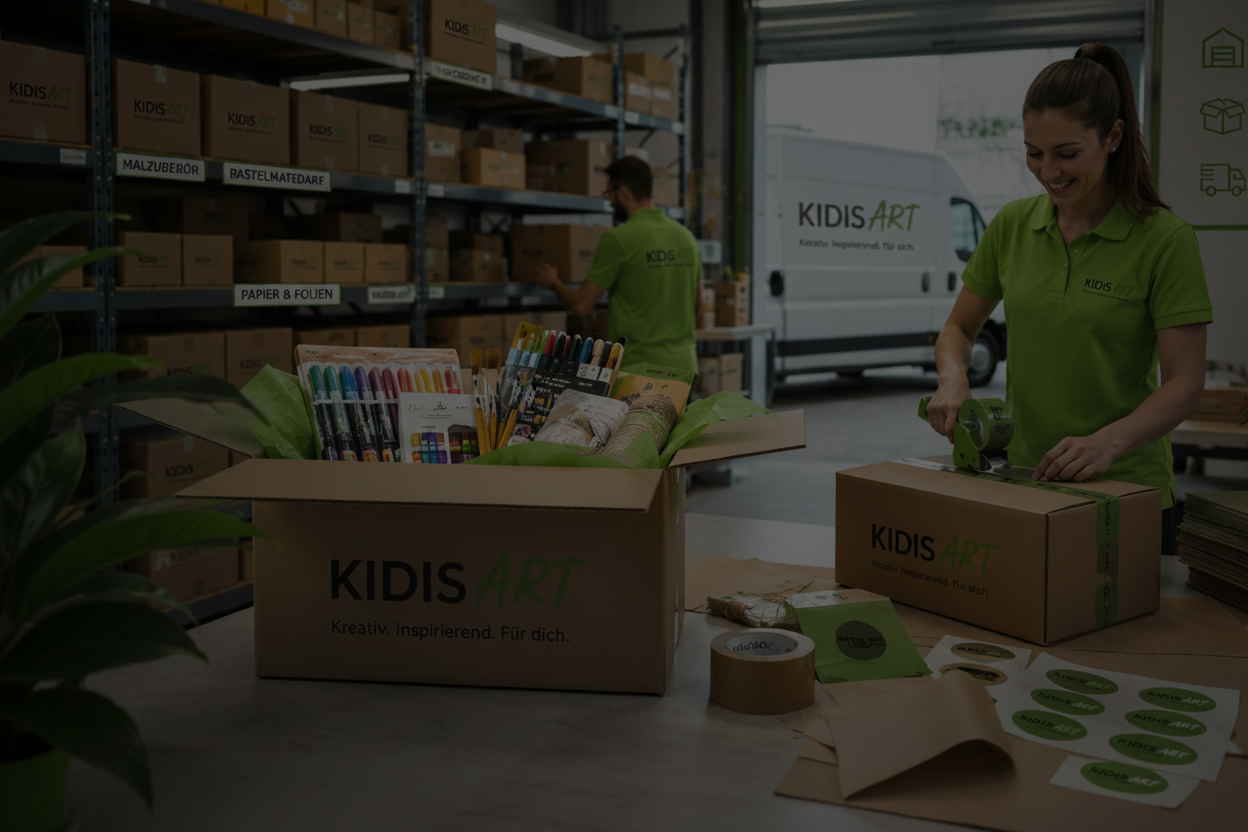 Kidis Art - Bastelmaterial - Künstlerbedarf - Lager